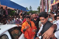 Balakrishna Watches Lion Movie at Bramaramba Theatre